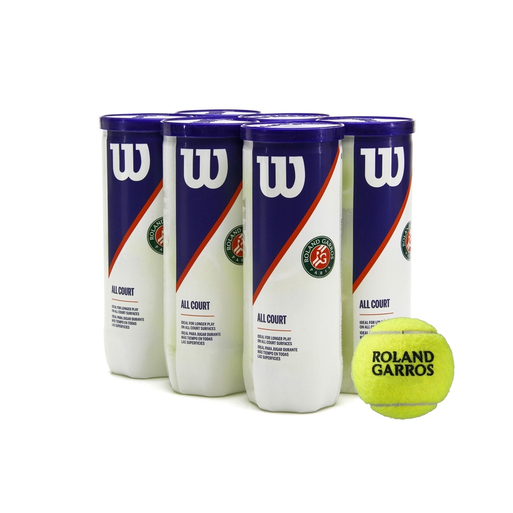 Wilson Pelotas Roland Garros All Court (6-pack)