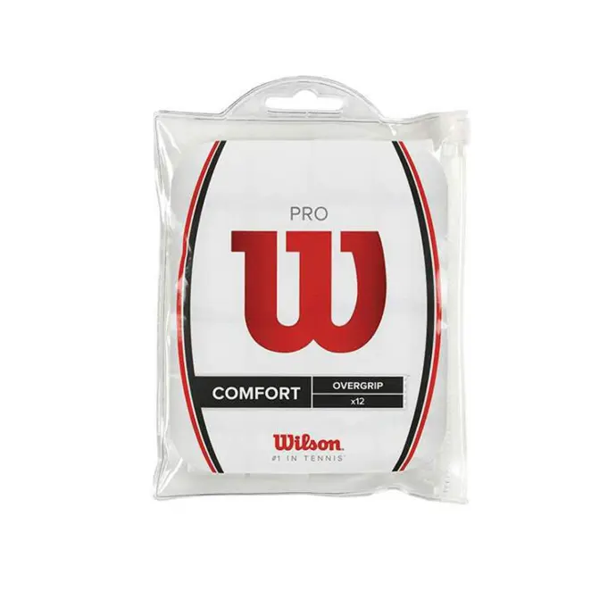 Wilson Pro Overgrip (12 u.) blanco