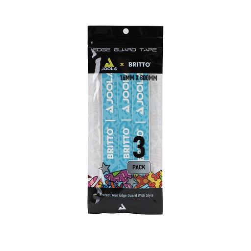 [17308] Joola x Britto Pickleball Edge Guard Tape (Turquoise) - 16 x 80 mm