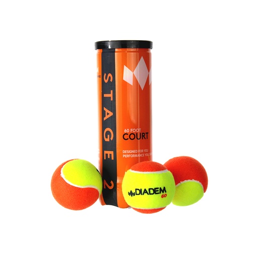 [BALL-CASE-ORANGE-1] Diadem Pelotas Punto Naranja presurizada