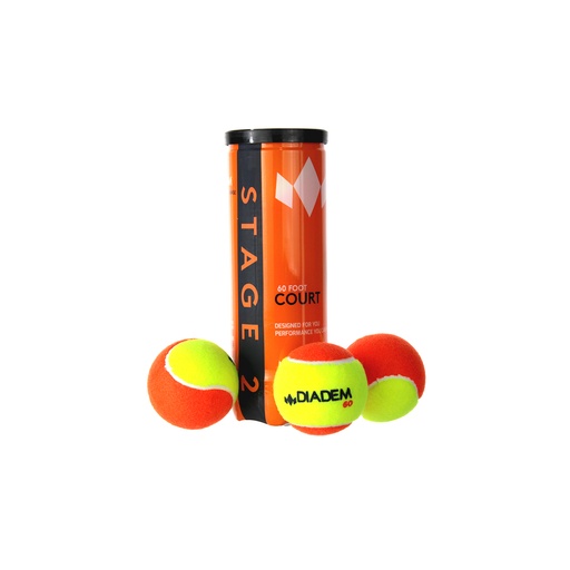 [BALL-CASE-ORANGE-1] Diadem Pelotas Punto Naranja