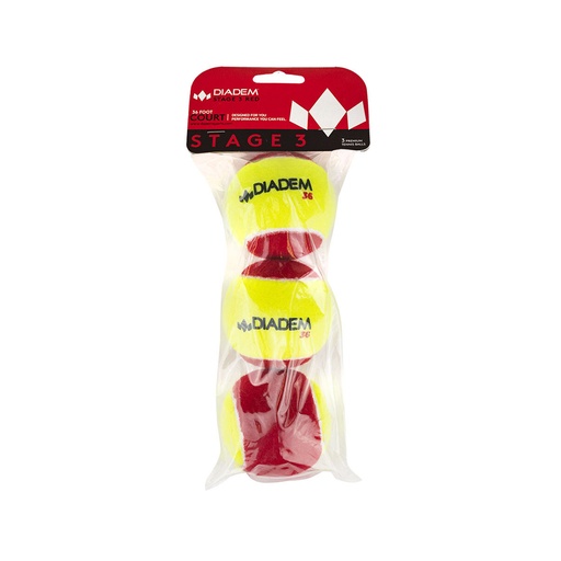 [BALL-CASE-RED-3-1] Diadem Pelotas Punto Rojo