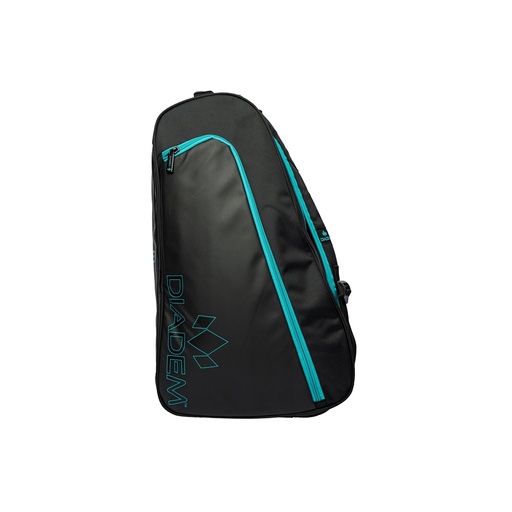 [B-PB-V2-PD-BLK-TEAL] Diadem Tour V3 Pickleball Bag