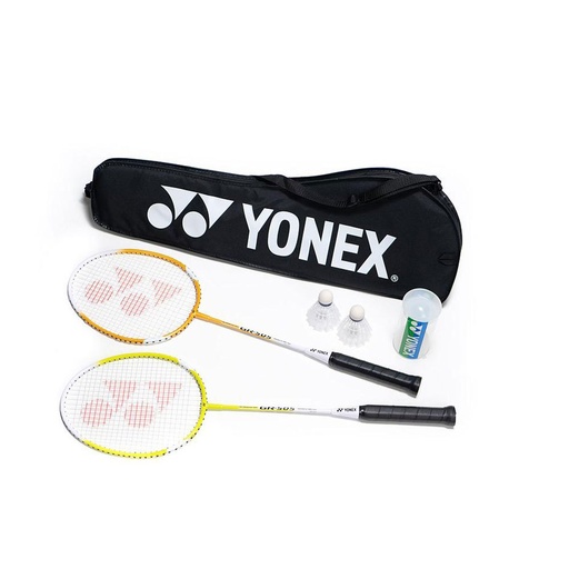 [YON-GR-505] Yonex Set de Badminton (2 Raquetas y 2 Shuttles)