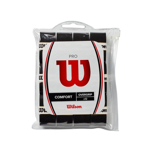 [WRZ4016BK] Wilson Pro Overgrip (12 u.)