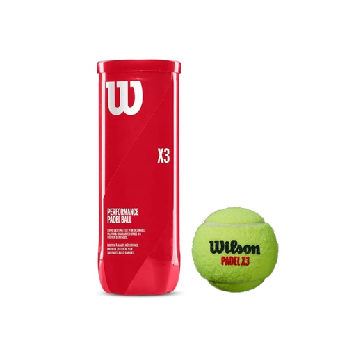 [WR8900801001] Wilson Padel X3 Balls