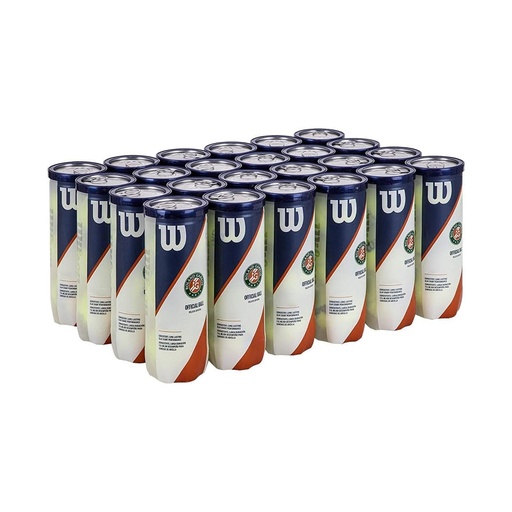 [WR8204601001] Wilson Pelotas Roland Garros All Court (caja)