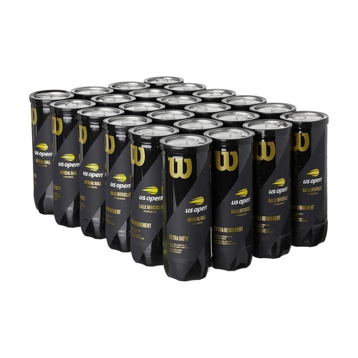 [WRT106200] Wilson Pelotas US Open Extra Duty (caja)