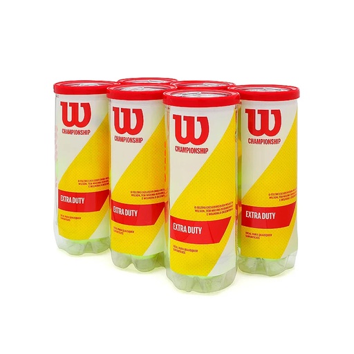 [WRT100101-6] Wilson Pelotas Championship Extra Duty (6-pack)