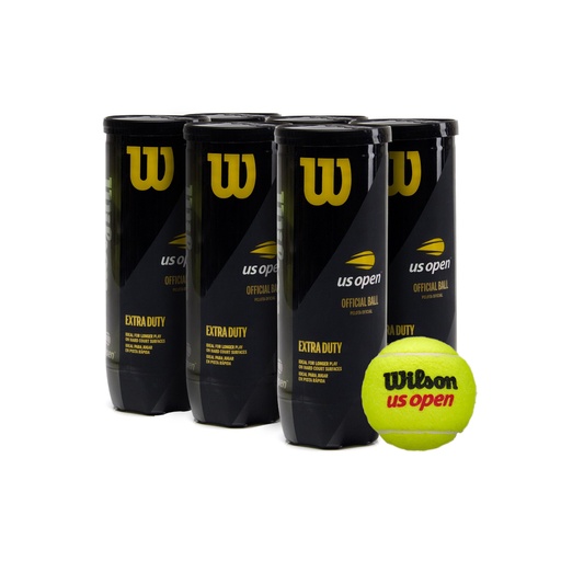 [T106200-6] Wilson Pelotas US Open Extra Duty (6-pack)